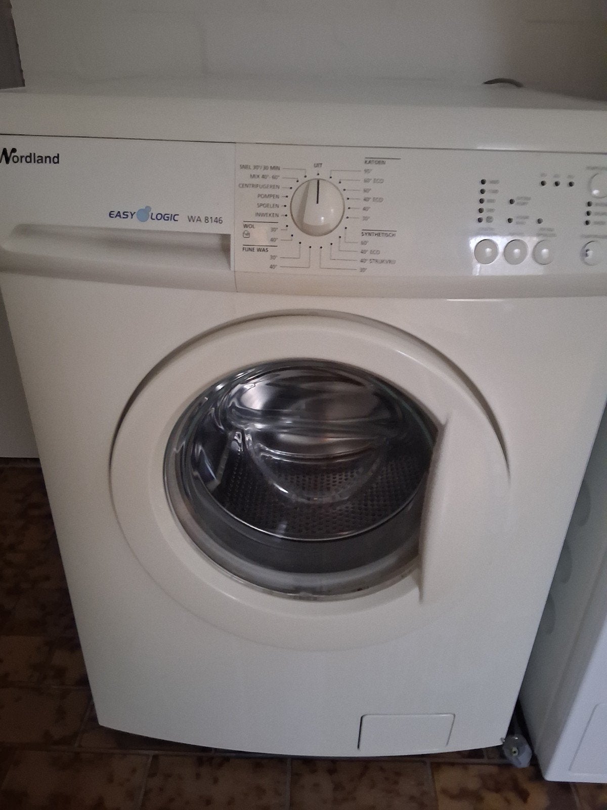 Nordland Easy Logic WA 8146 Wasmachine, Ophalen, 6 tot 8 kg, Wolwasprogramma, Voorlader