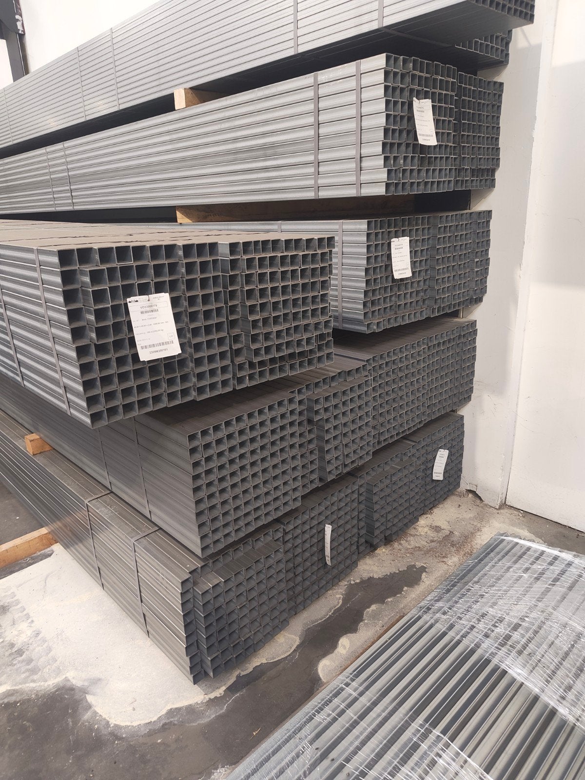 Magnelis verzinkte kokers 40x40x2 mm, 5.2m lengte, Ophalen, Nieuw, IJzer