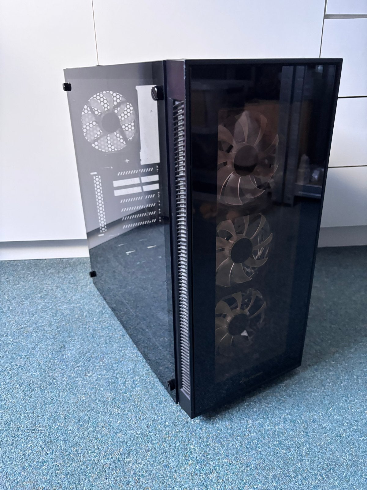 Sharkoon TG5 RGB pc case, Computers en Software, Computerbehuizingen, Ophalen, Gebruikt