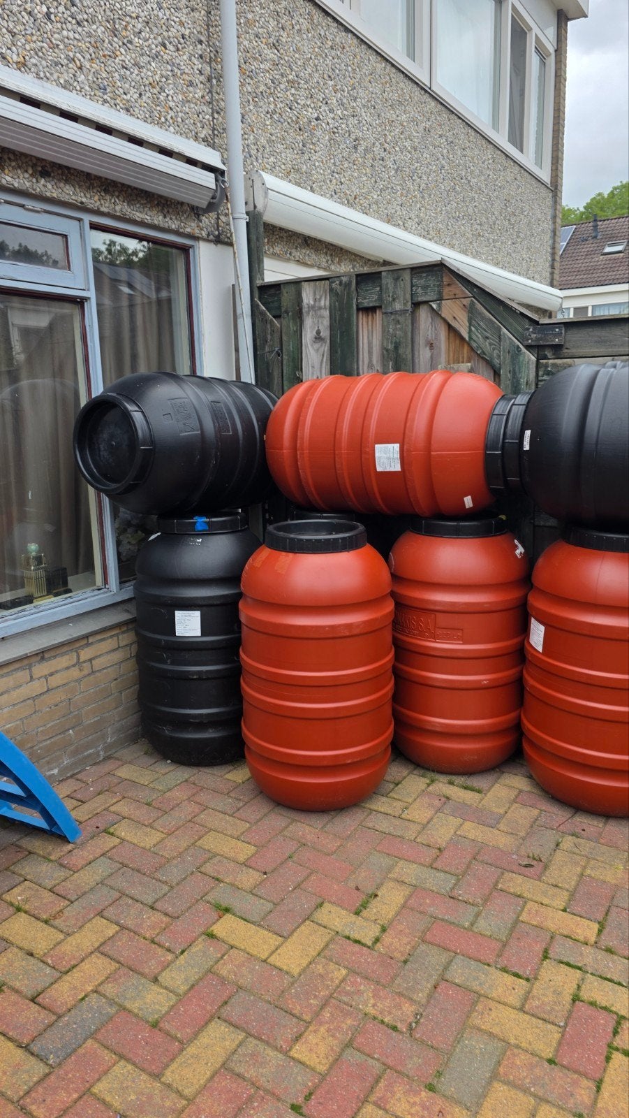 Regentonnen 220L - Ophalen in Almere Haven, Tuin en Terras, Ophalen of Verzenden