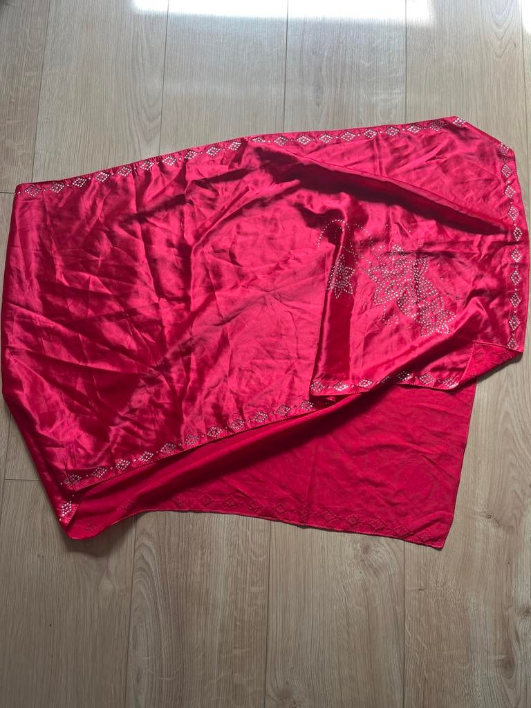 Rode Buikdans Heupsjaal met Strass en Haaraccessoire, Kleding | Dames, Overige Dameskleding, Nieuw, Ophalen of Verzenden
