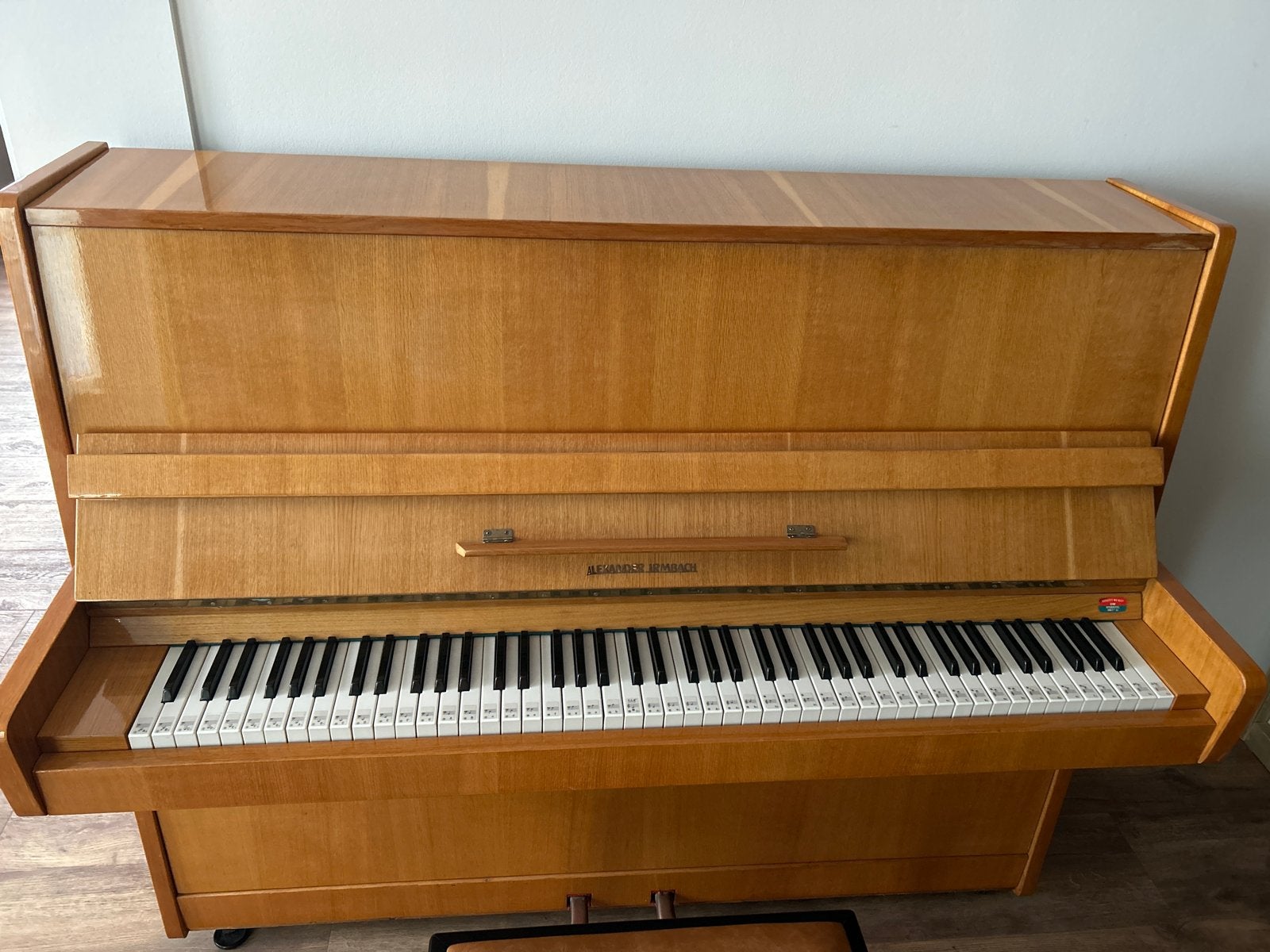Alexander Irmbach Piano, Ophalen, Bruin, Zo goed als nieuw, Piano