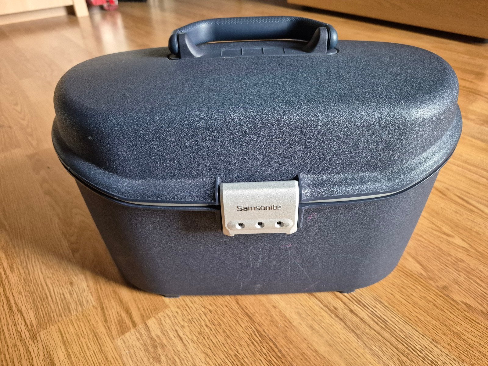 Samsonite Beautycase met Cijferslot, Sieraden, Tassen en Uiterlijk, Beautycases, Gebruikt, Ophalen of Verzenden, Grijs, Met slot