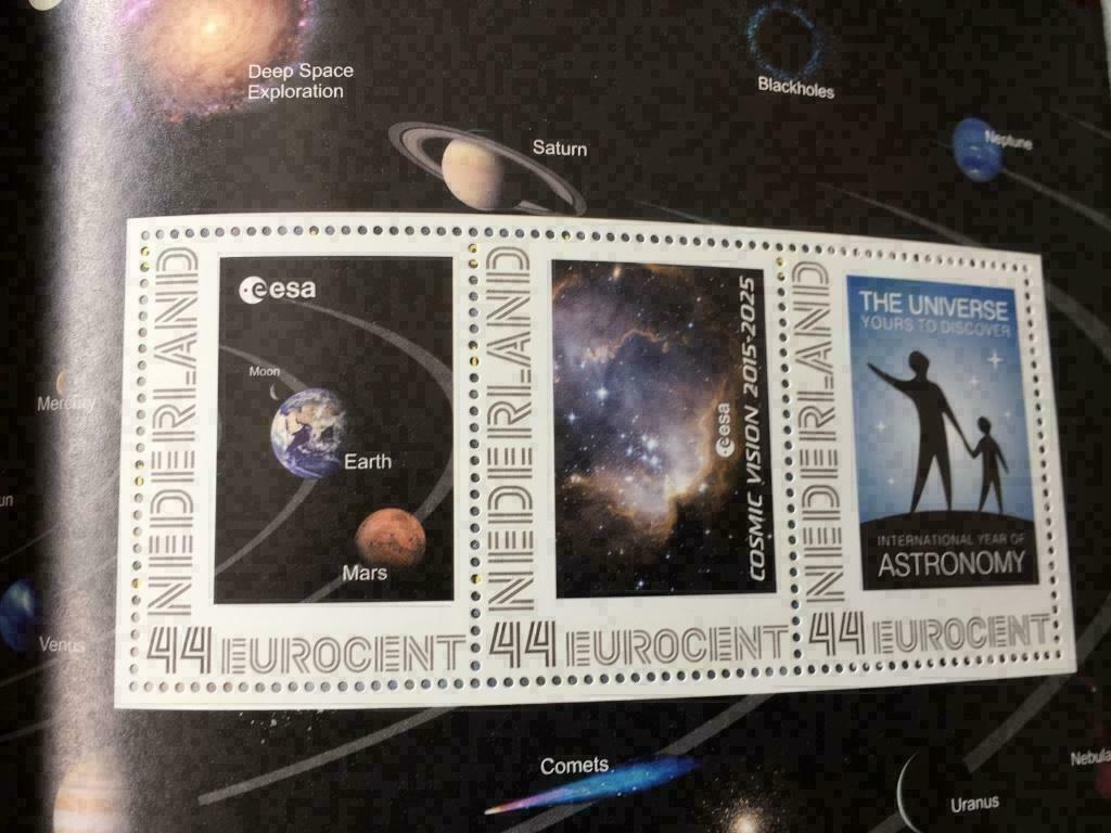 ESA prestige boekje 2009 met particuliere zegels., Postzegels en Munten, Postzegels | Nederland, Ophalen of Verzenden, Na 1940