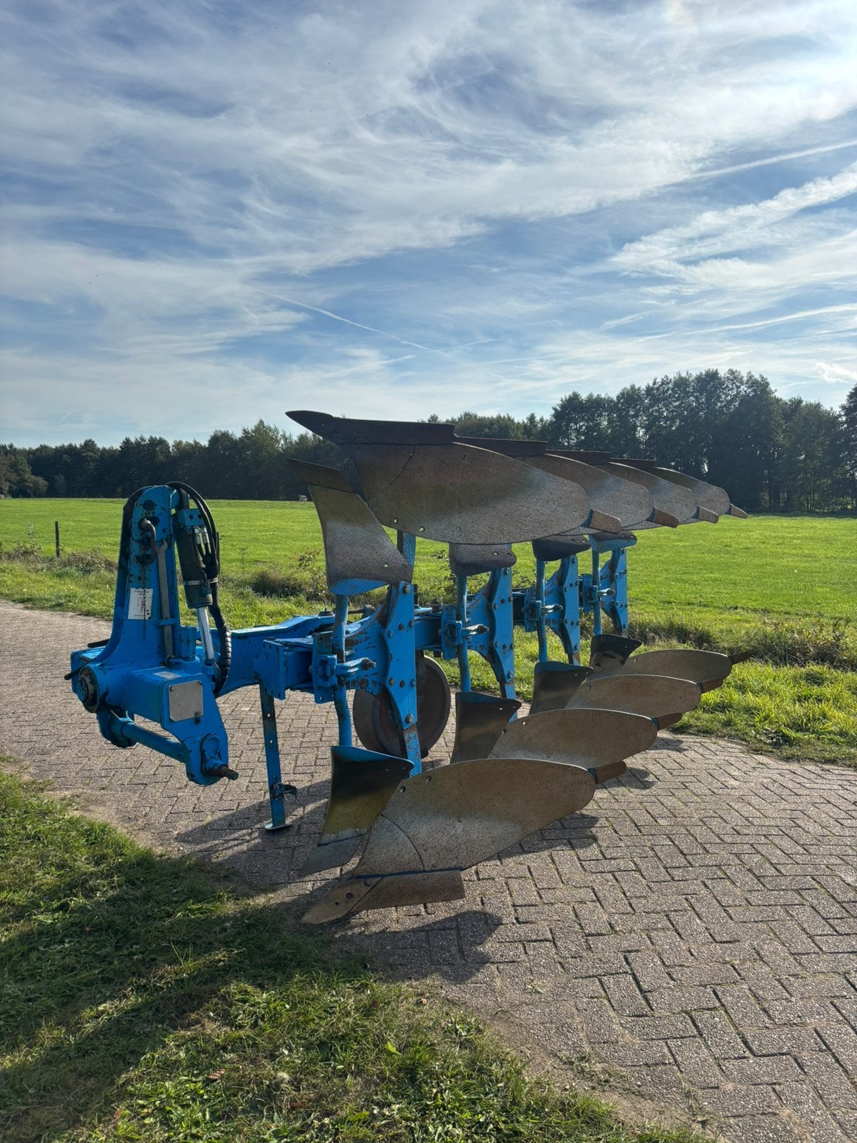 Lemken variopal 4schaar ploeg, Ophalen, Bollenteelt, Grondbewerking