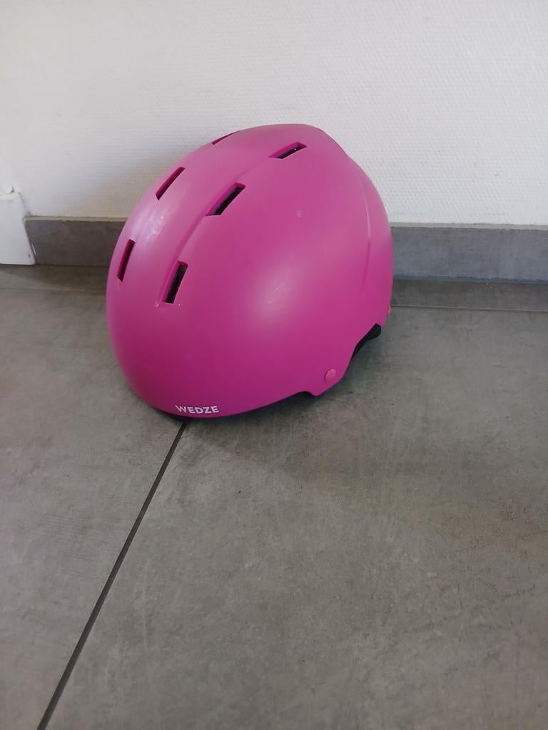 Roze ski- of snowboardhelm H 100 Jr. (Decathlon Wedze), Overige typen, Ophalen of Verzenden, Zo goed als nieuw, Wedze