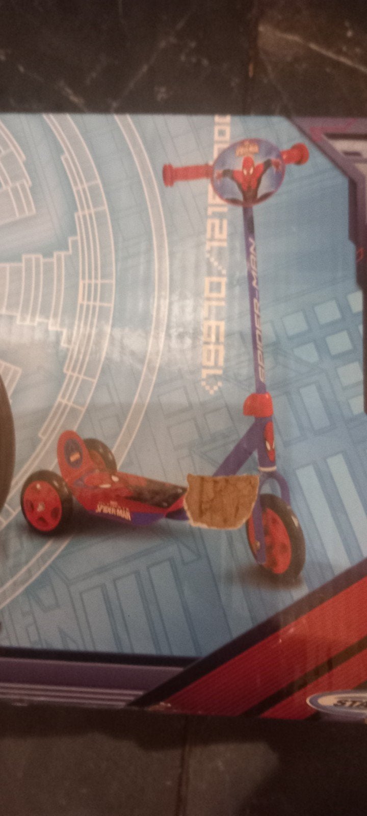 Spiderman Step voor kinderen 2-4 jaar, Fietsen en Brommers, Steps, Gebruikt, Gewone step, Ophalen of Verzenden