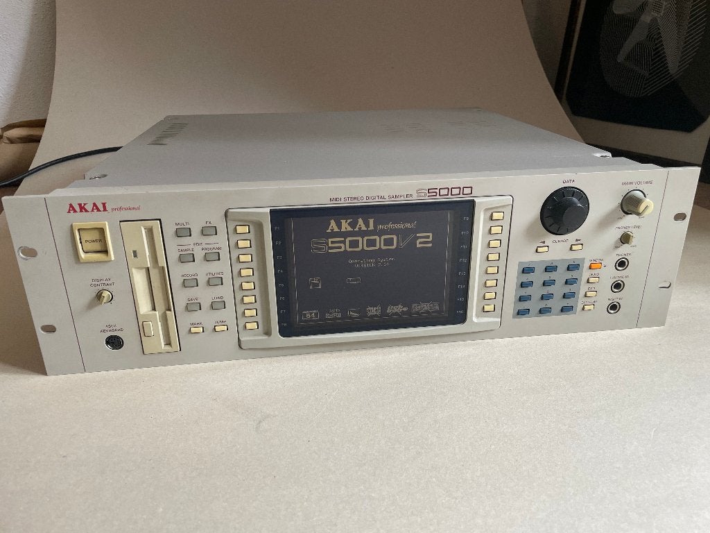 Akai s5000 sampler + EB20 FX Expansion + external SCSI drive, Ophalen, Zo goed als nieuw
