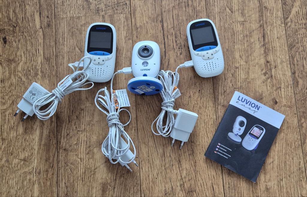 Luvion Easy Babyfoon met Camera en 2 Ontvangers, Kinderen en Baby's, Babyfoons, Ophalen of Verzenden, Gebruikt, 250 meter of meer