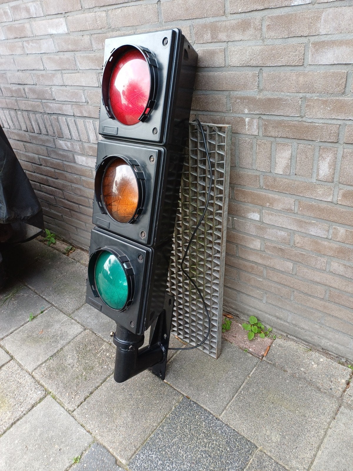 stoplicht, Ophalen, Kunststof, Gebruikt, Zwart