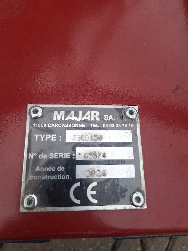 weidebloter majar 150 uit 2026 DEMO, Ophalen, Commercial@majar.fr, Overige typen, 1 Route de Montréal  -  CS 30074 -  11890 CARCASSONNE CEDEX 9  -  FRANCE