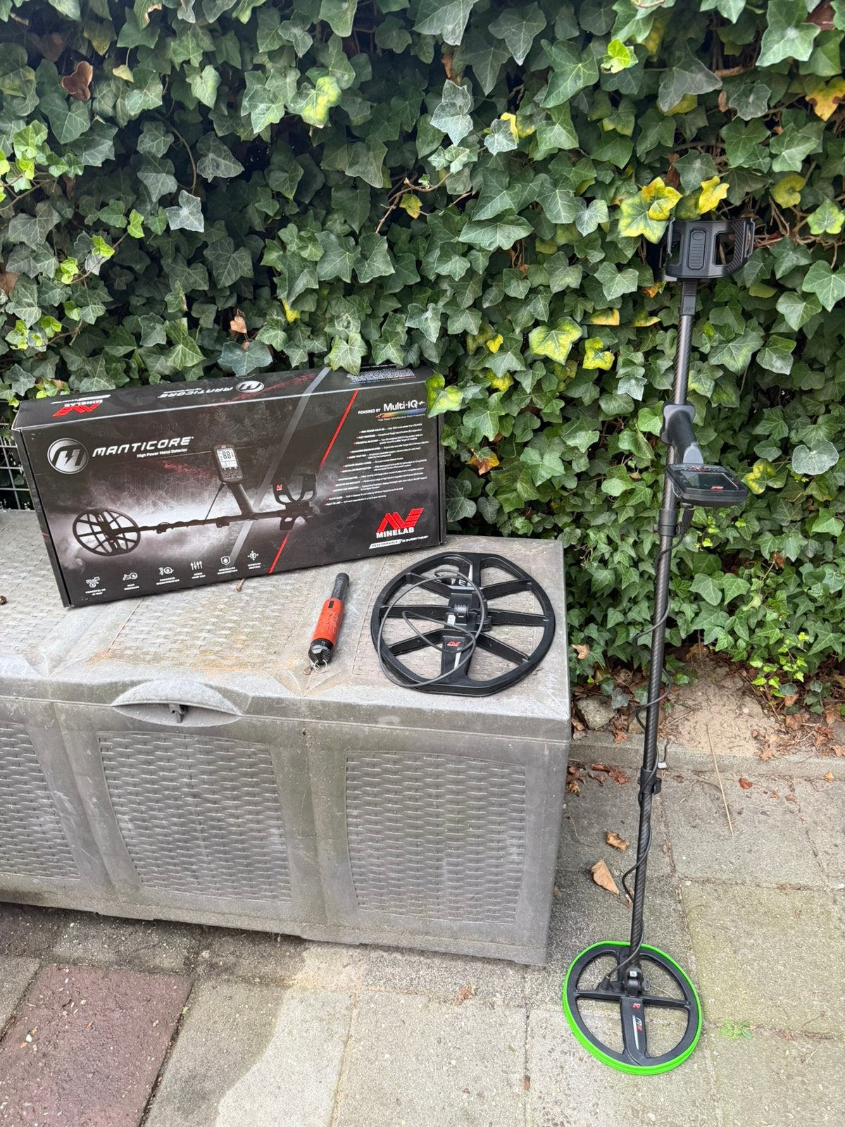 Minelab Manticore Metaaldetector Set