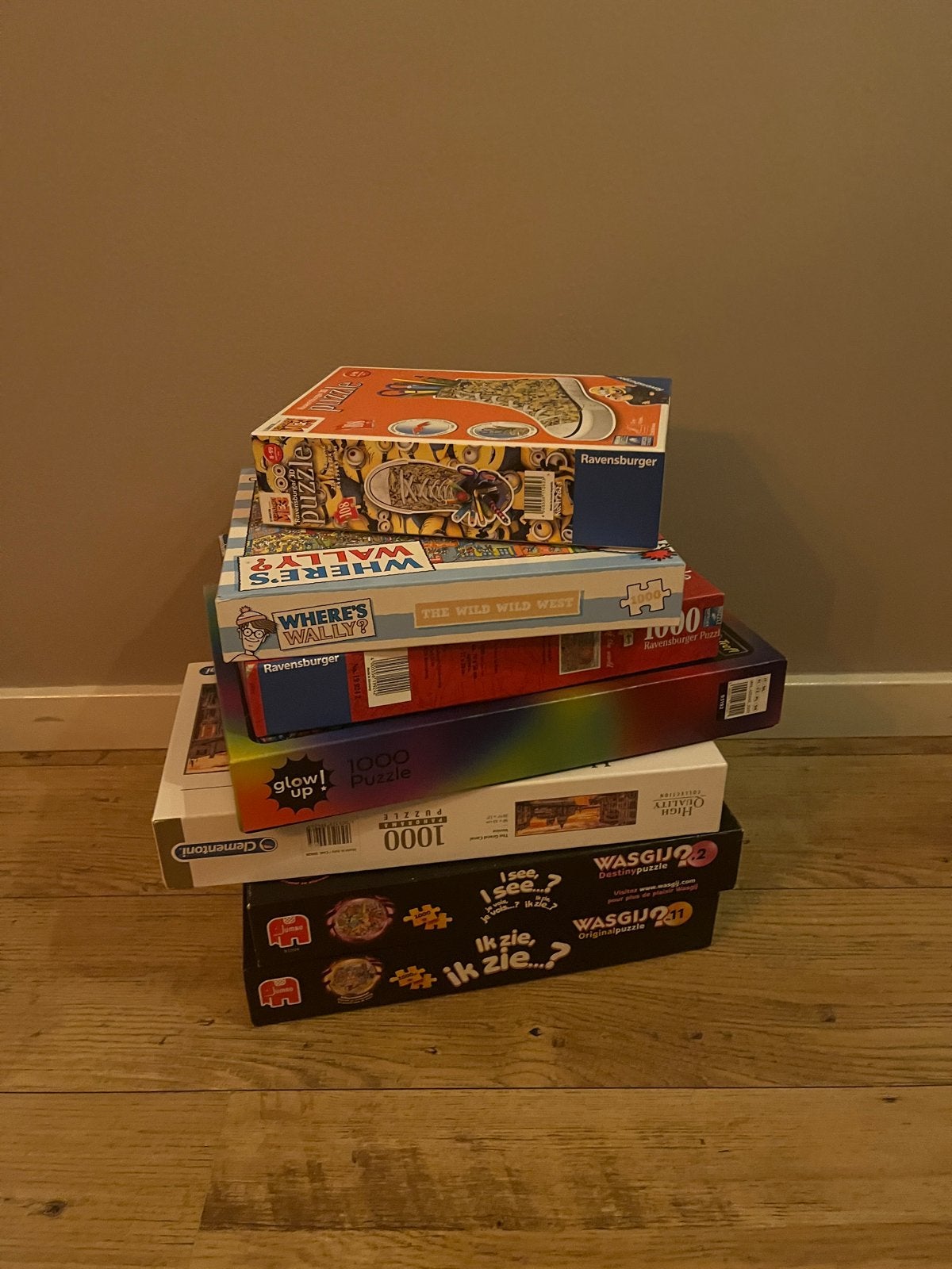 7 mooie puzzels, voor elke dag een uitdaging!, Ophalen of Verzenden, Zo goed als nieuw