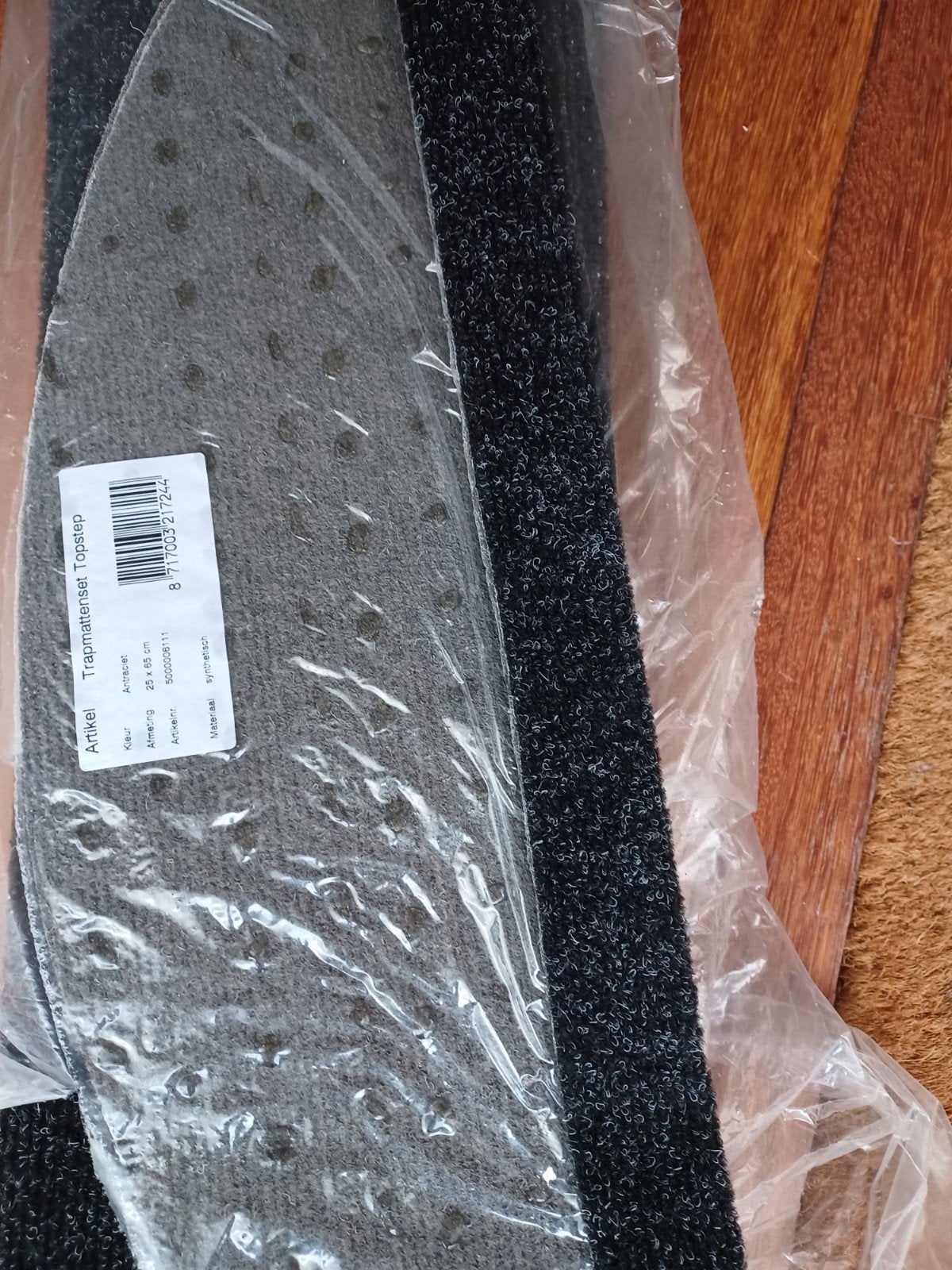 12x Antraciet Trapmattenset Topstep 25x65 cm, Minder dan 50 cm, 50 tot 100 cm, Nieuw, Ophalen of Verzenden