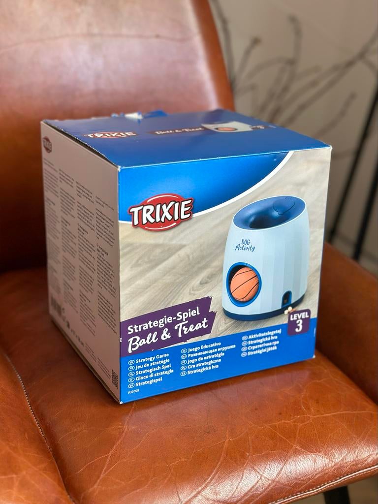 Intelligentiespel hond – Trixie Ball & Treat Level 3, Dieren en Toebehoren, Hondenspeelgoed, Ophalen, Zo goed als nieuw, Intelligentiespeelgoed