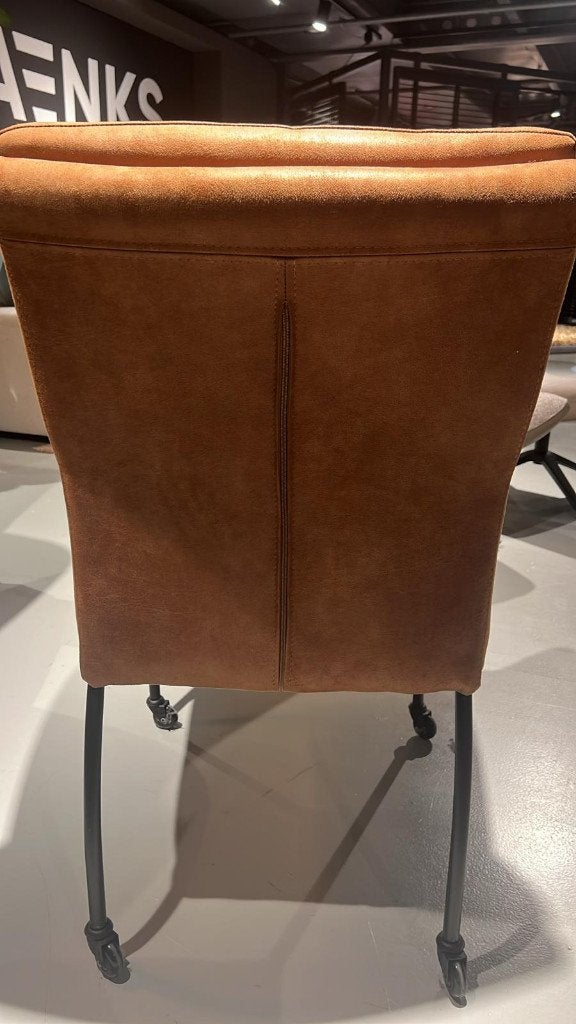 SET VAN 4 MICRO LEDEREN STOELEN NIEUW STERK AFGEPRIJSD, Ophalen, MODERN, Overige kleuren, Leer