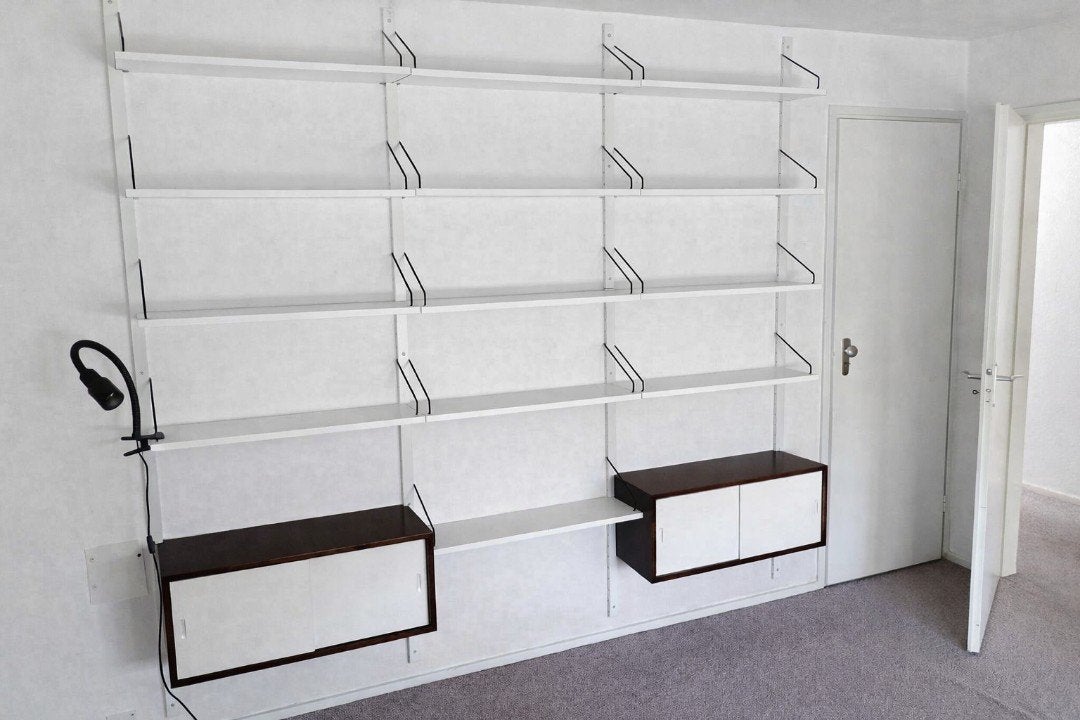 Vintage Poul Cadovius Royal System wandkast - jaren '60, Huis en Inrichting, Kasten | Wandmeubels, 250 tot 300 cm, 200 cm of meer