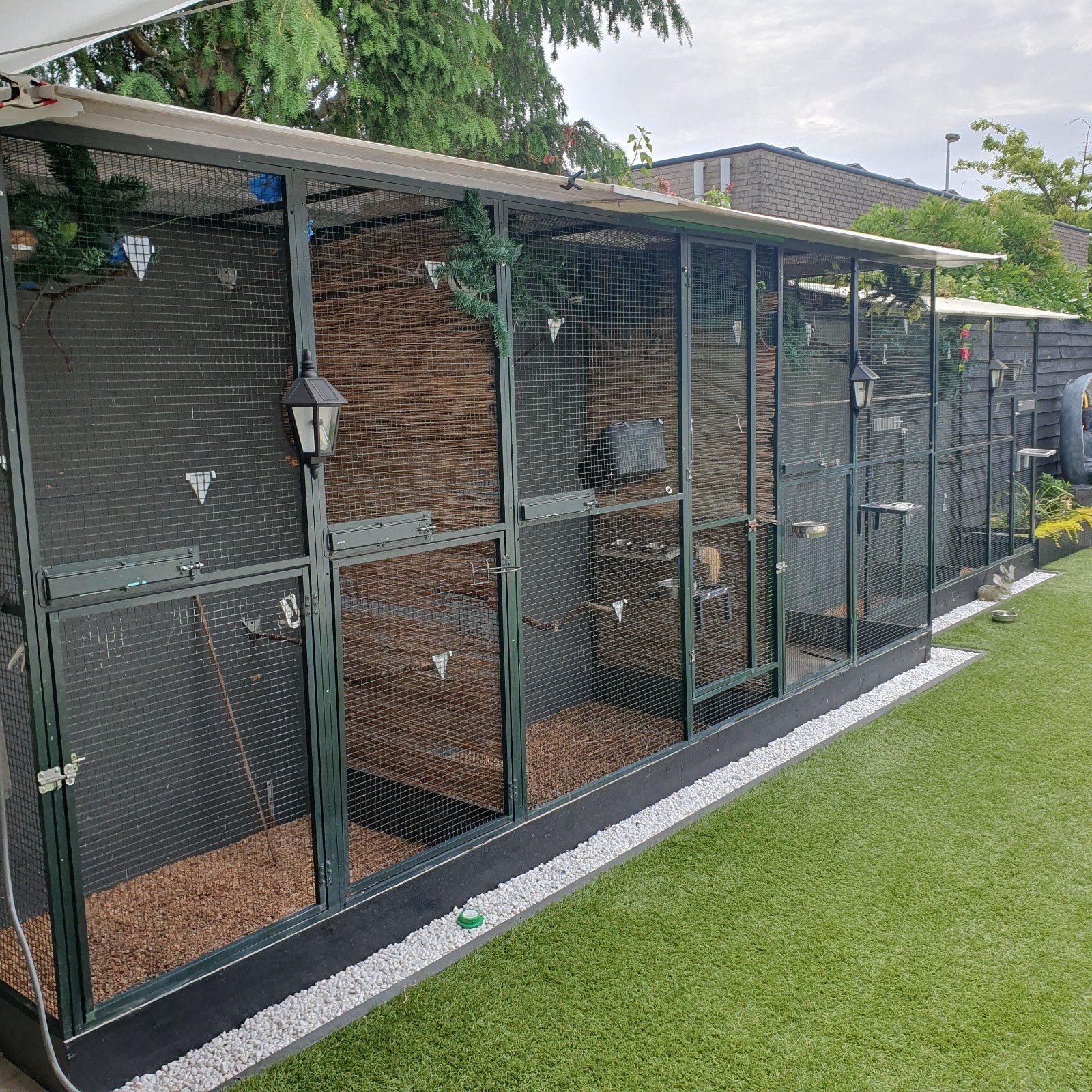 Voliere 9 meter lang, Dieren en Toebehoren, Vogels | Hokken en Kooien, Ophalen, Aluminium, Volière