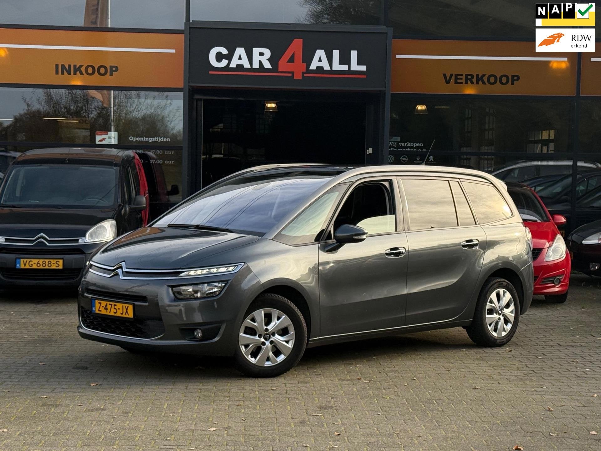 Citroen C4 Picasso 1.2 PureTech Tendance 7PERS/NAVI/APK 3-10, Auto's, Voorwielaandrijving, Stof, Gebruikt, 1199 cc