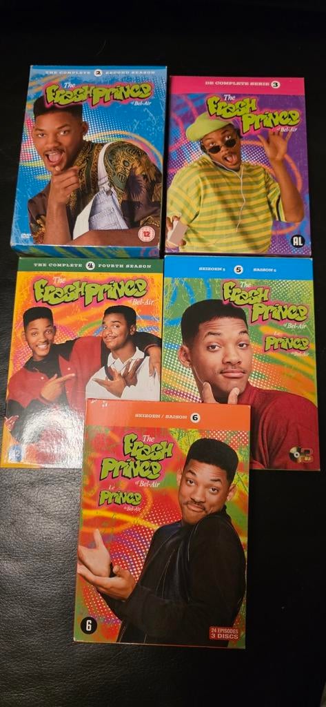 The Fresh Prince of Bel-Air - seizoen 2,3,4,5 en 6 (DVD), Vanaf 12 jaar, Ophalen of Verzenden, Gebruikt, Komedie