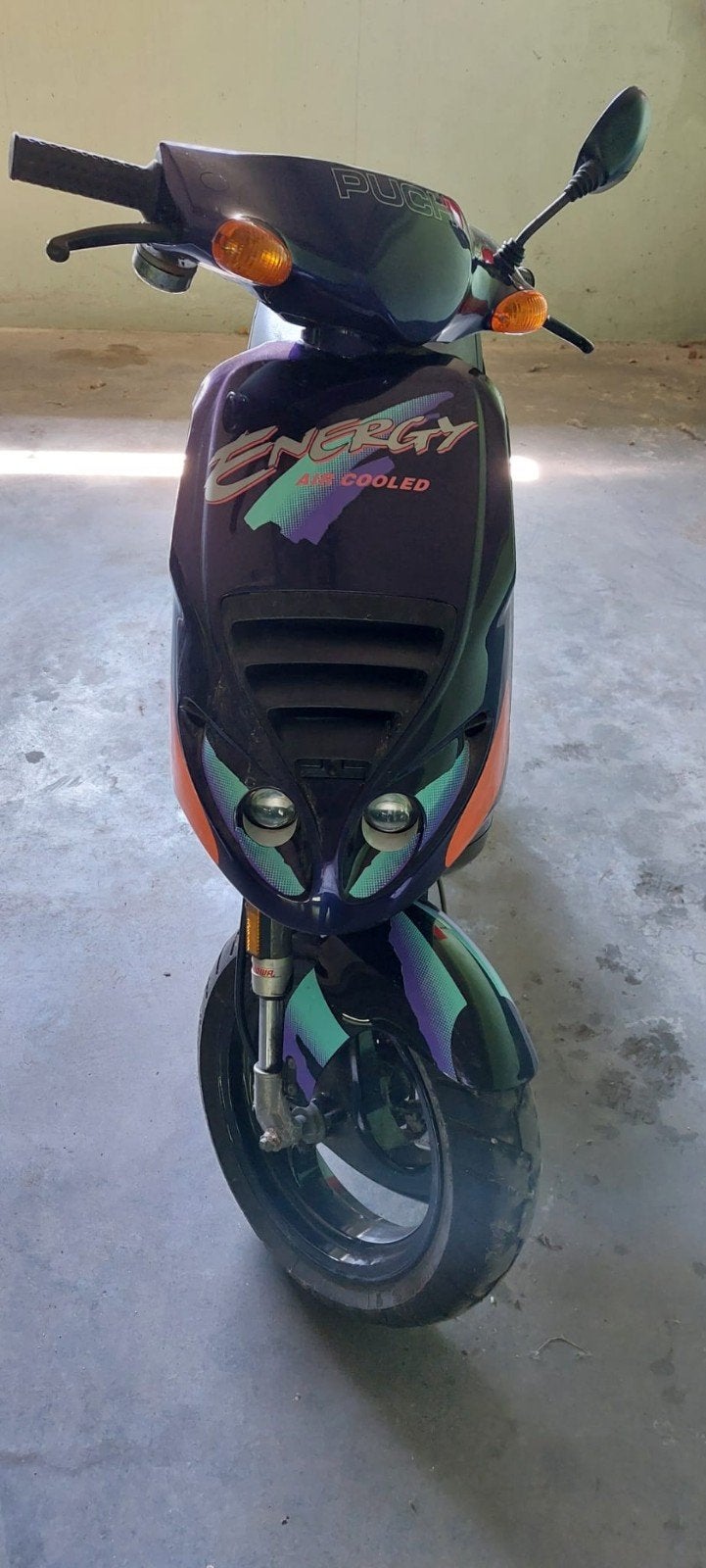 Puch Piaggio NRG Energy 1997 Origineel + Factuur & Boekjes, Fietsen en Brommers, Scooters | Piaggio, Ophalen, Gebruikt, NRG, Benzine