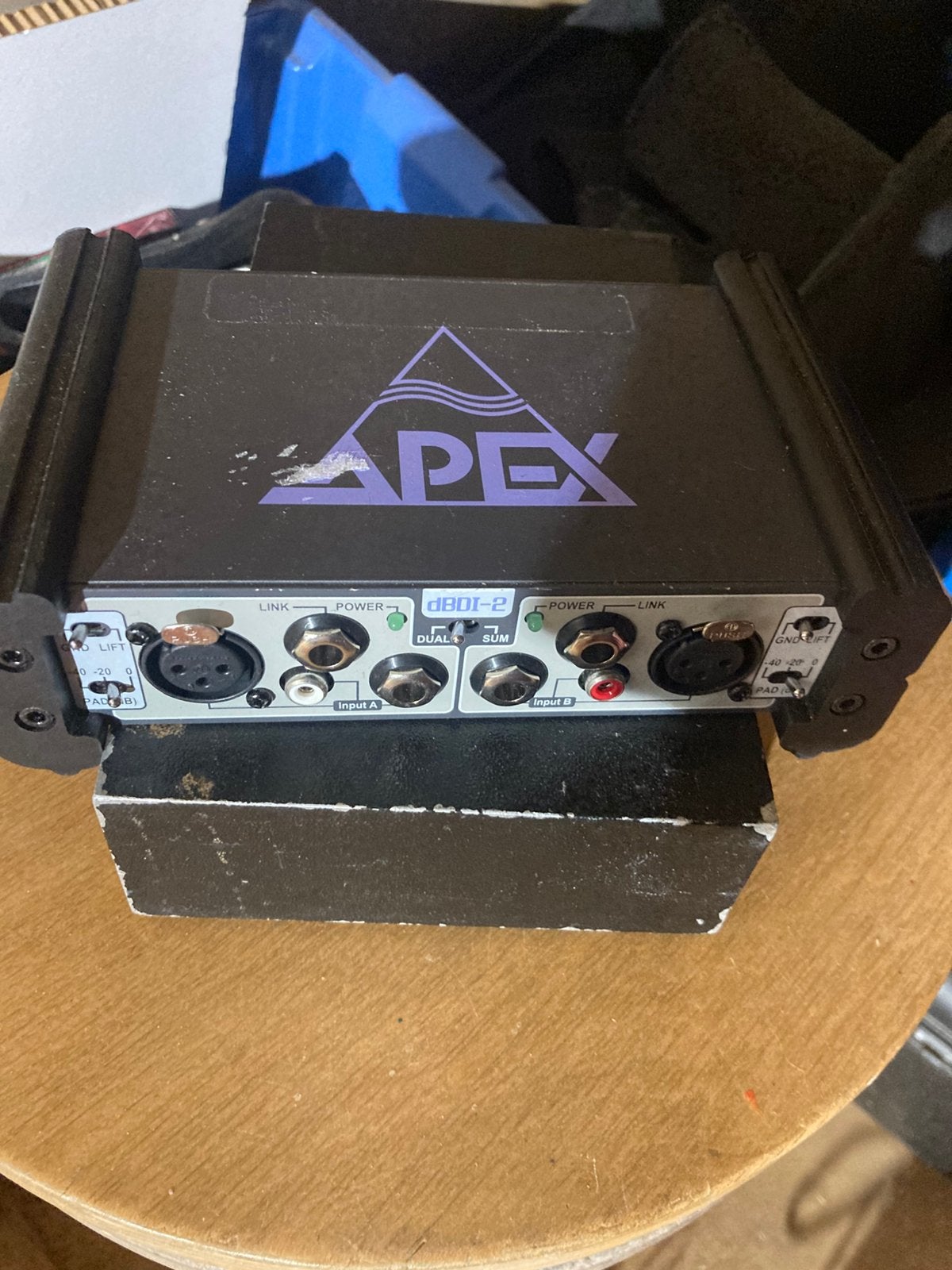 Apex dbdi-2 stereo DI , topkwaliteit, Muziek en Instrumenten, Microfoons, Ophalen of Verzenden, Zo goed als nieuw, Overige typen