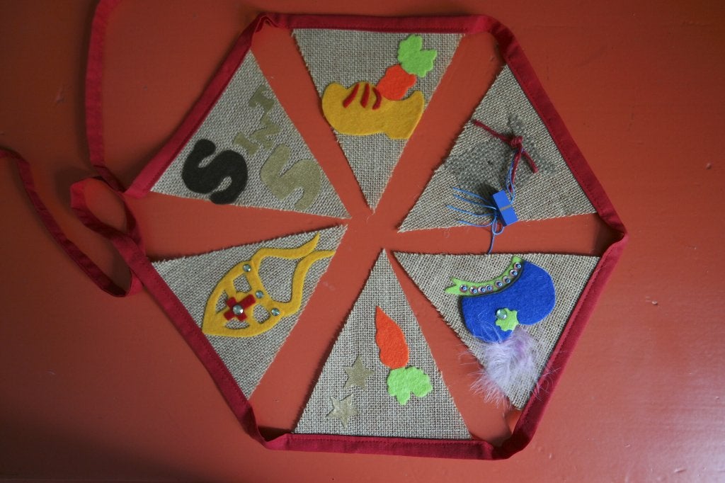 Sinterklaas deur/kast vlaggenlijntje, Ophalen of Verzenden, Nieuw