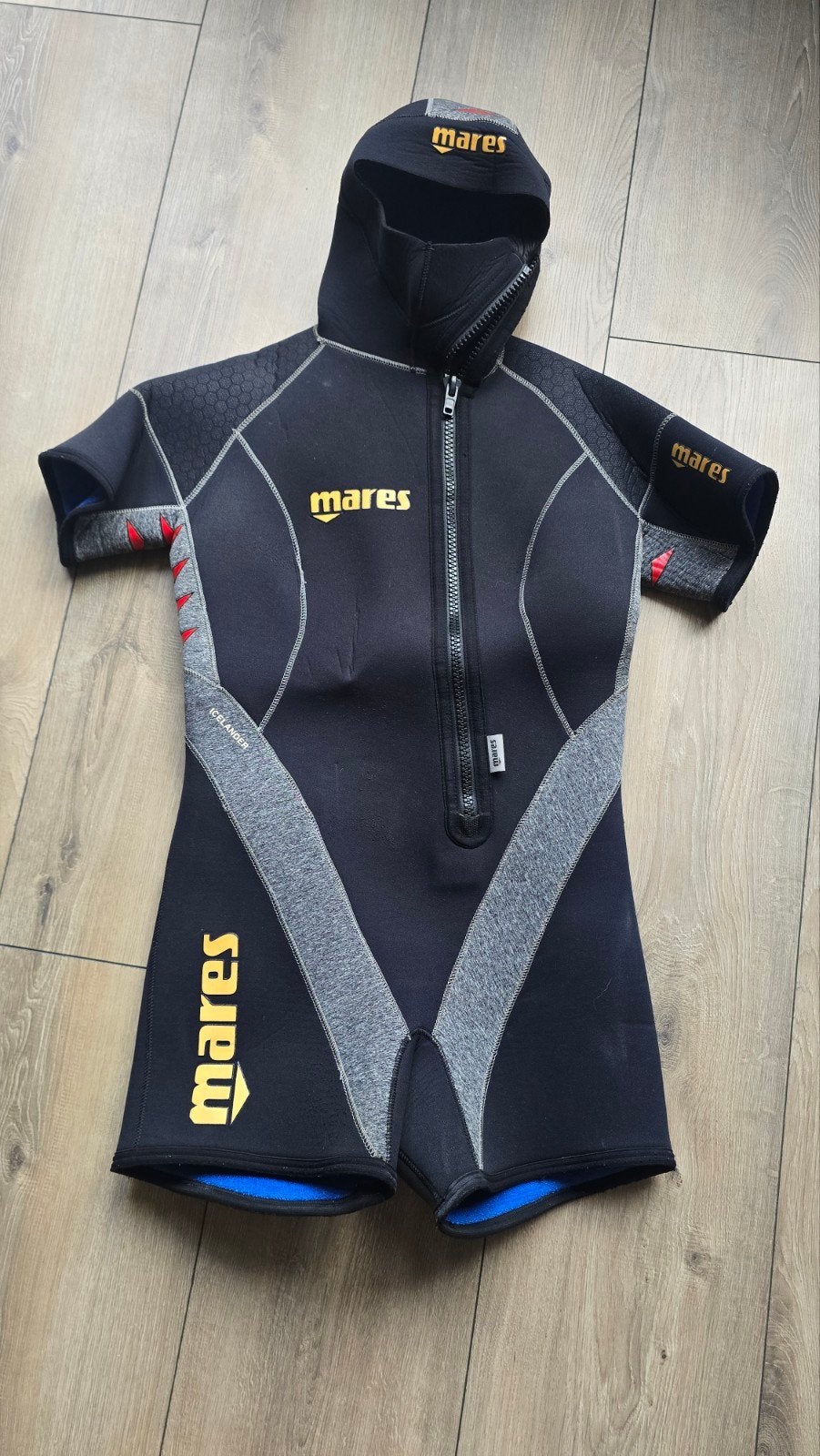 Mares Icelander 5mm Shorty Duikpak (Oversuit), Ophalen of Verzenden, Zo goed als nieuw, Duikpak