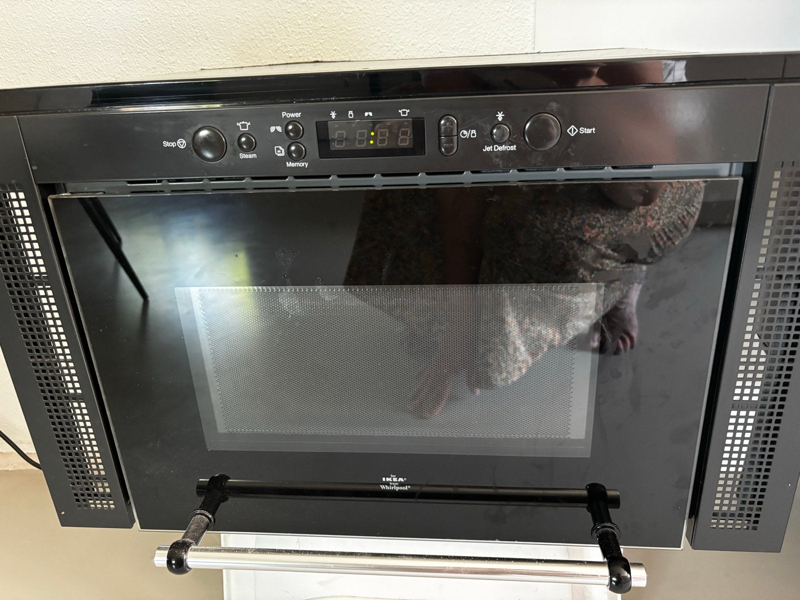 Ikea Whirlpool inbouw magnetron 60x30 cm, Witgoed en Apparatuur, Magnetrons, Ophalen, Gebruikt, 60 cm of meer, Magnetron