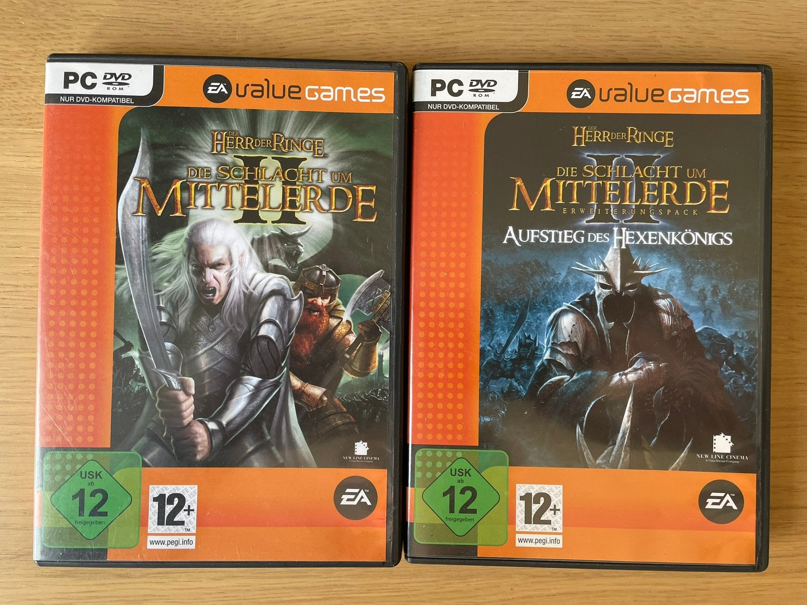 LotR -Battle for Middle-Earth 2 + Rise of the Witch, Spelcomputers en Games, 1 speler, Ophalen of Verzenden, Zo goed als nieuw
