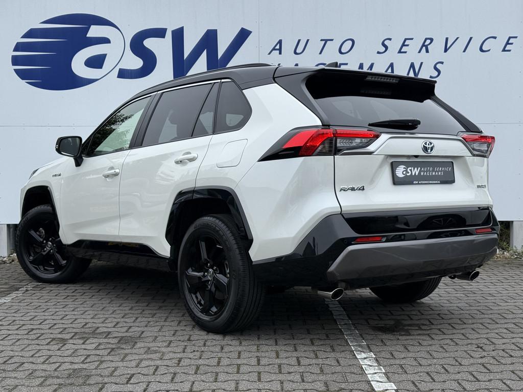 Toyota RAV4 2.5 Hybrid Bi-Tone | ACC | CarPlay | Keyless | C, Gebruikt, 4 cilinders, Wit, Bedrijf