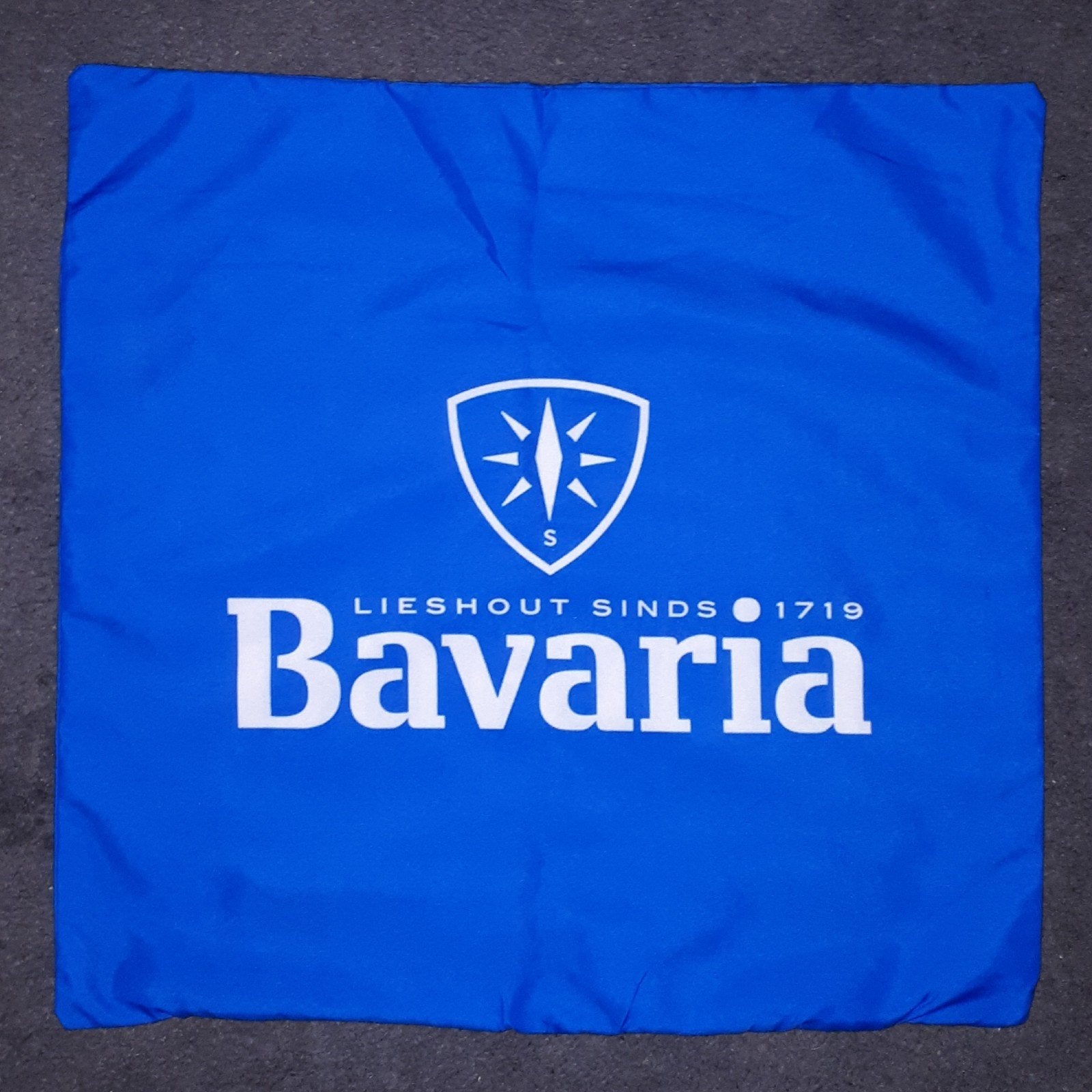 Bavaria 45x45 cm Dubbelzijdig Kussenhoes, Ophalen of Verzenden, Nieuw, Reclamebord, Plaat of Schild, Bavaria