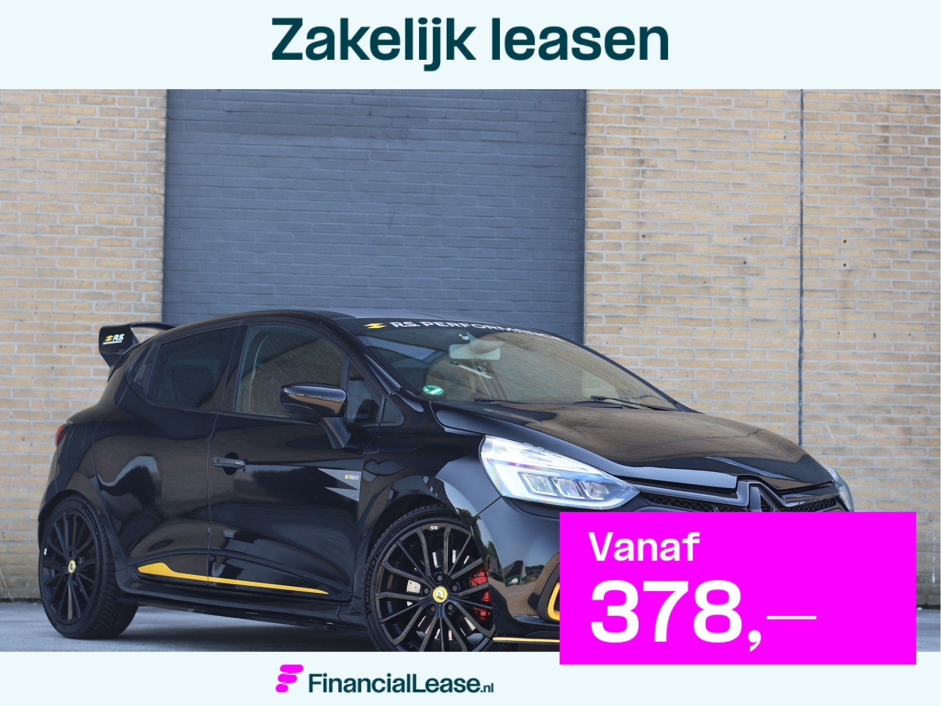 Renault Clio R.S. 18 Trophy 220PK F1 Limited Edition | Akrap, Gebruikt, 4 cilinders, Automatische klimaatregeling, Zwart
