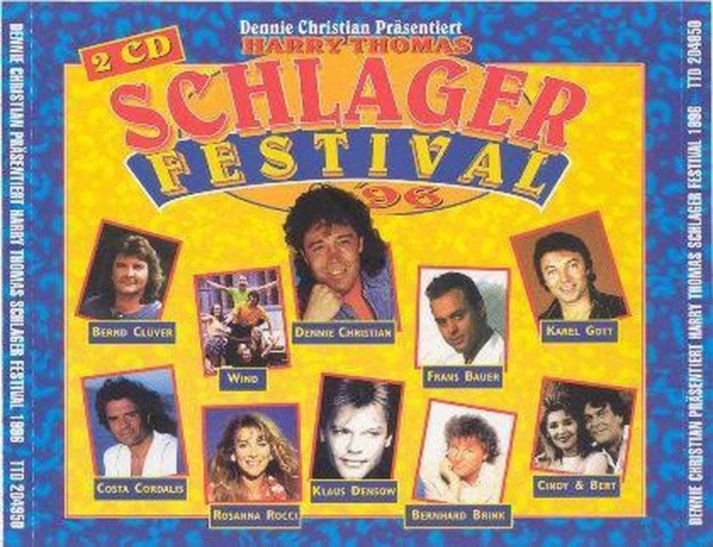 Harry Thomas Schlager Festival 2XCD, Cd's en Dvd's, Cd's | Schlagers, Verzenden, Zo goed als nieuw, Album, Schlager
