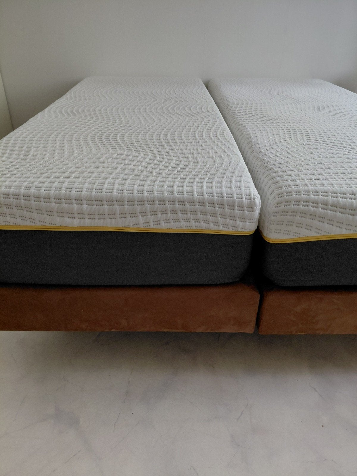 Boxspring met 2 matrassen, Ophalen, Tweepersoons, Zo goed als nieuw, Overige maten