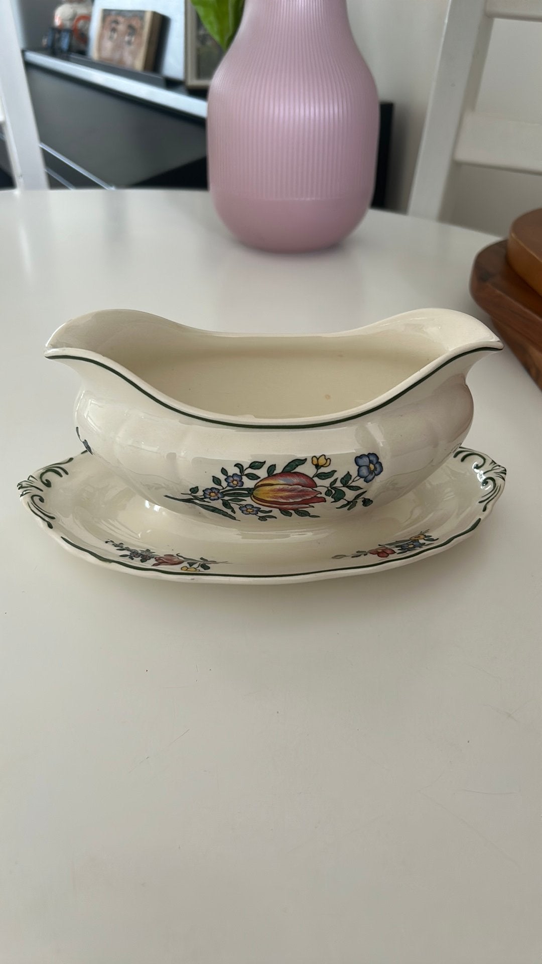 Villeroy & Boch Alt Strassburg sauskom met onderschotel, Ophalen of Verzenden