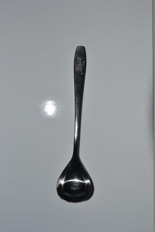 Jamlepel met flipje, 17.5Cm., Antiek en Kunst, Antiek | Bestek, Ophalen of Verzenden