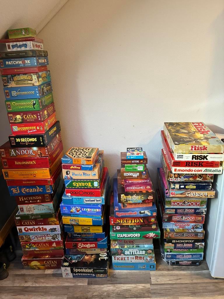 Bordspellen uitverkoop! Voor ieder wat wils !, Hobby en Vrije tijd, Gezelschapsspellen | Bordspellen, Ophalen of Verzenden, Gebruikt