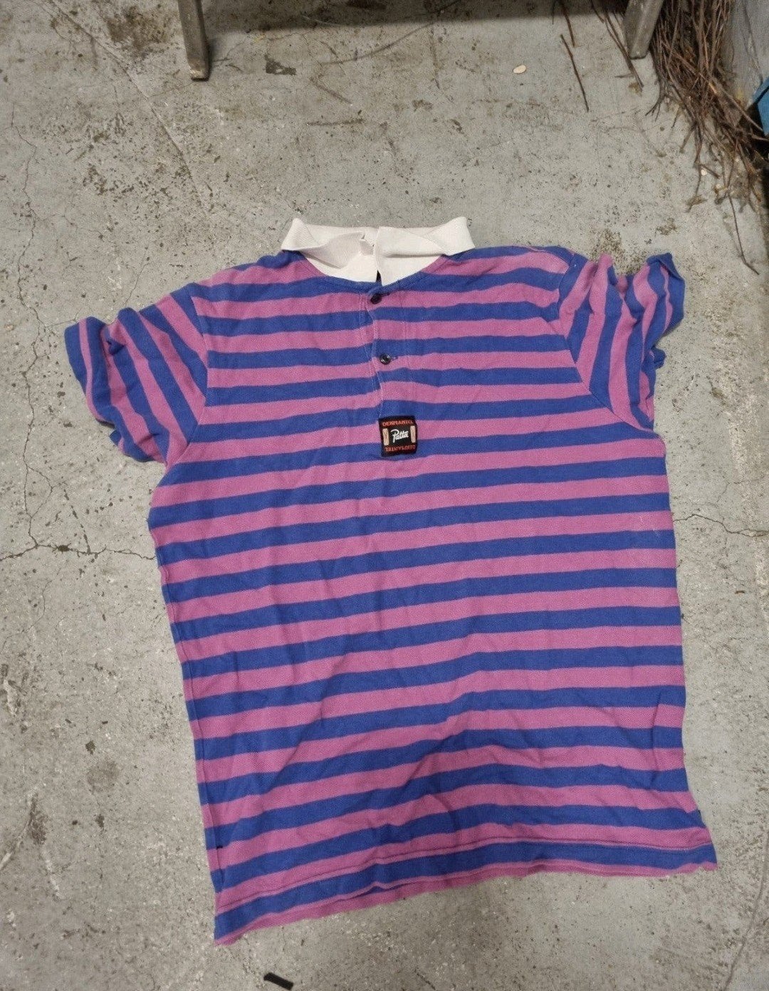 Patta x Dekmantel polo M, Ophalen of Verzenden, Zo goed als nieuw, Zwart