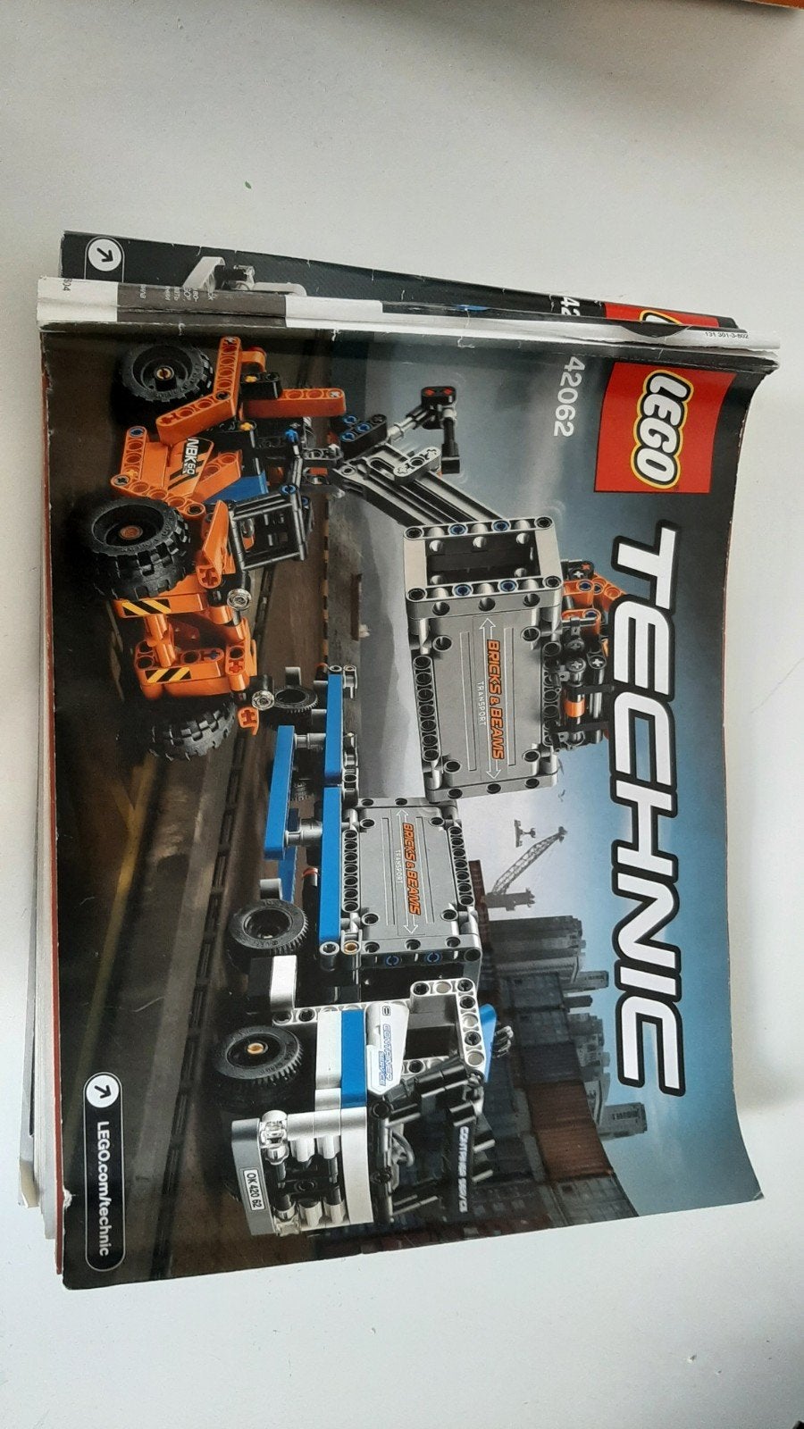 LEGO Technic 42062 Containertransport - Zo goed als nieuw, Ophalen of Verzenden, Zo goed als nieuw, Overige merken