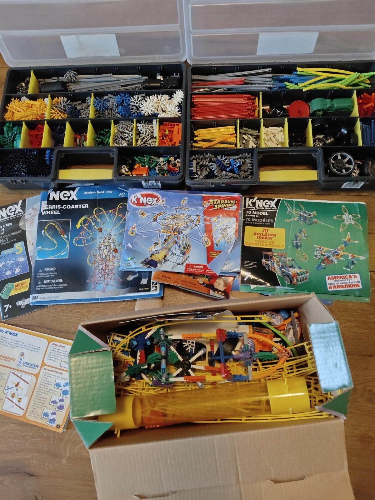 Grote K'nex collectie met diverse sets en onderdelen, Ophalen of Verzenden, Gebruikt, K'nex