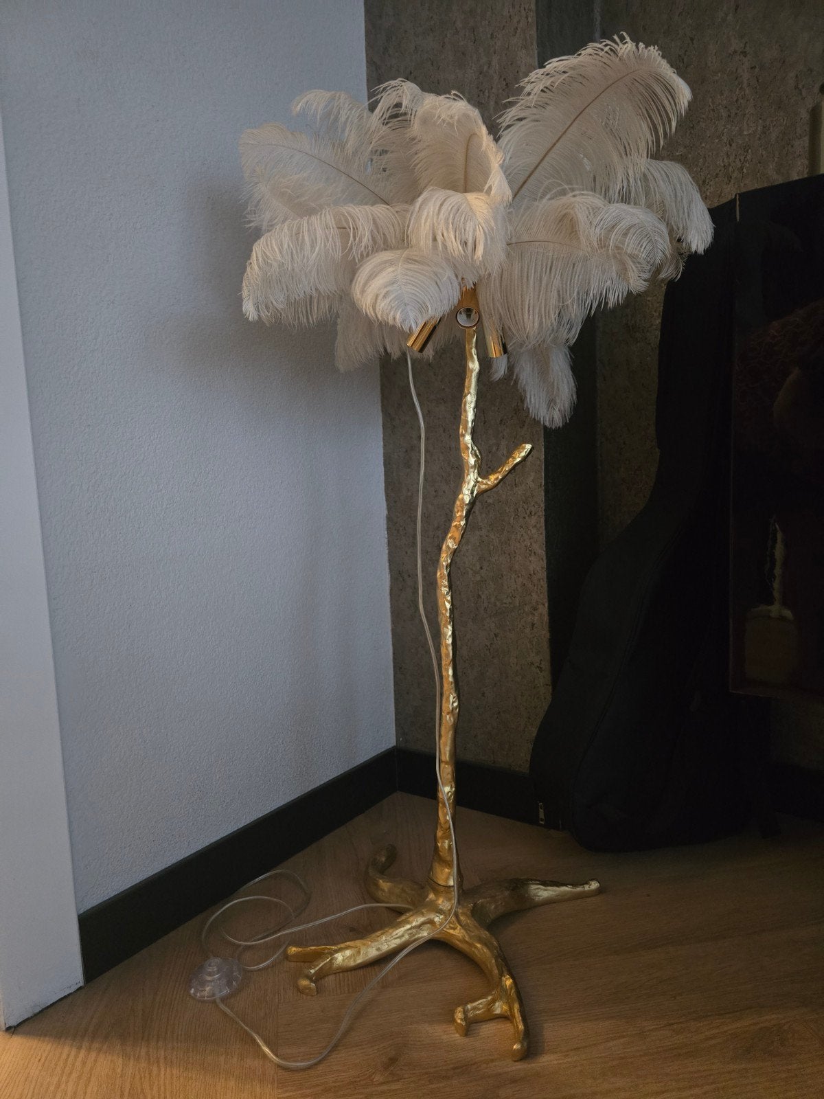 struisvogel lamp, Ophalen of Verzenden