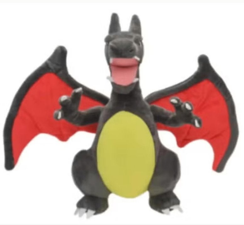 Pokemon pluche knuffel Charizard zwart (23cm) Nieuw., Ophalen of Verzenden, Nieuw, Overige typen