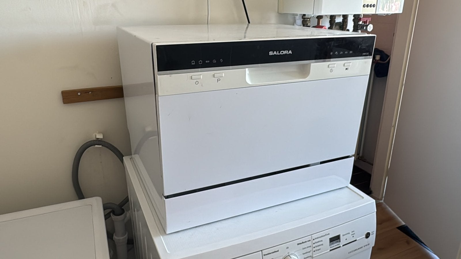 Salora VWC55 compacte vaatwasser – 6 couverts, Witgoed en Apparatuur, Vaatwasmachines, Ophalen, Zo goed als nieuw, Minder dan 85 cm