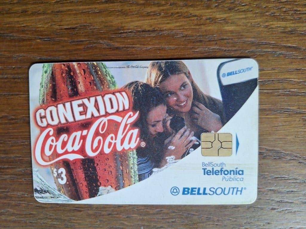 zeldzame telefoonkaart Coca-Cola uit Ecuador, Verzamelen, Telefoonkaarten, Verzenden