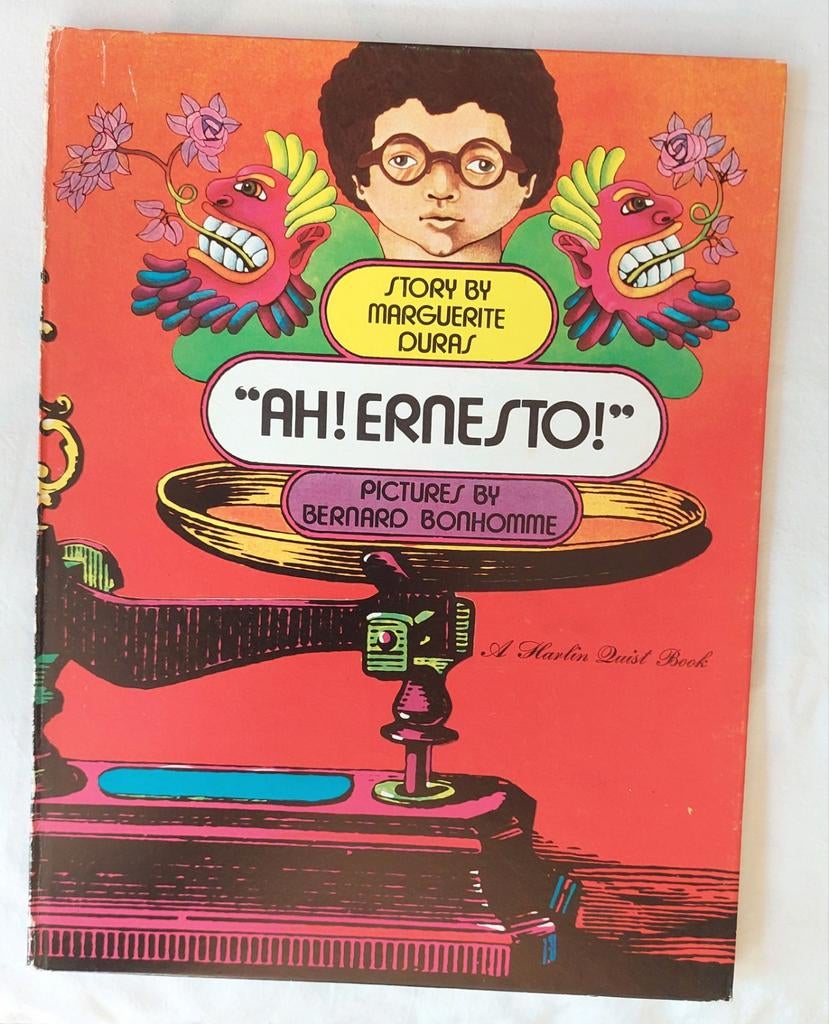 Ah Ernesto Marcuerite Duras kunst boek cartoon B Bonhomme, Gelezen, Ophalen of Verzenden, Marguerite duras, Overige onderwerpen