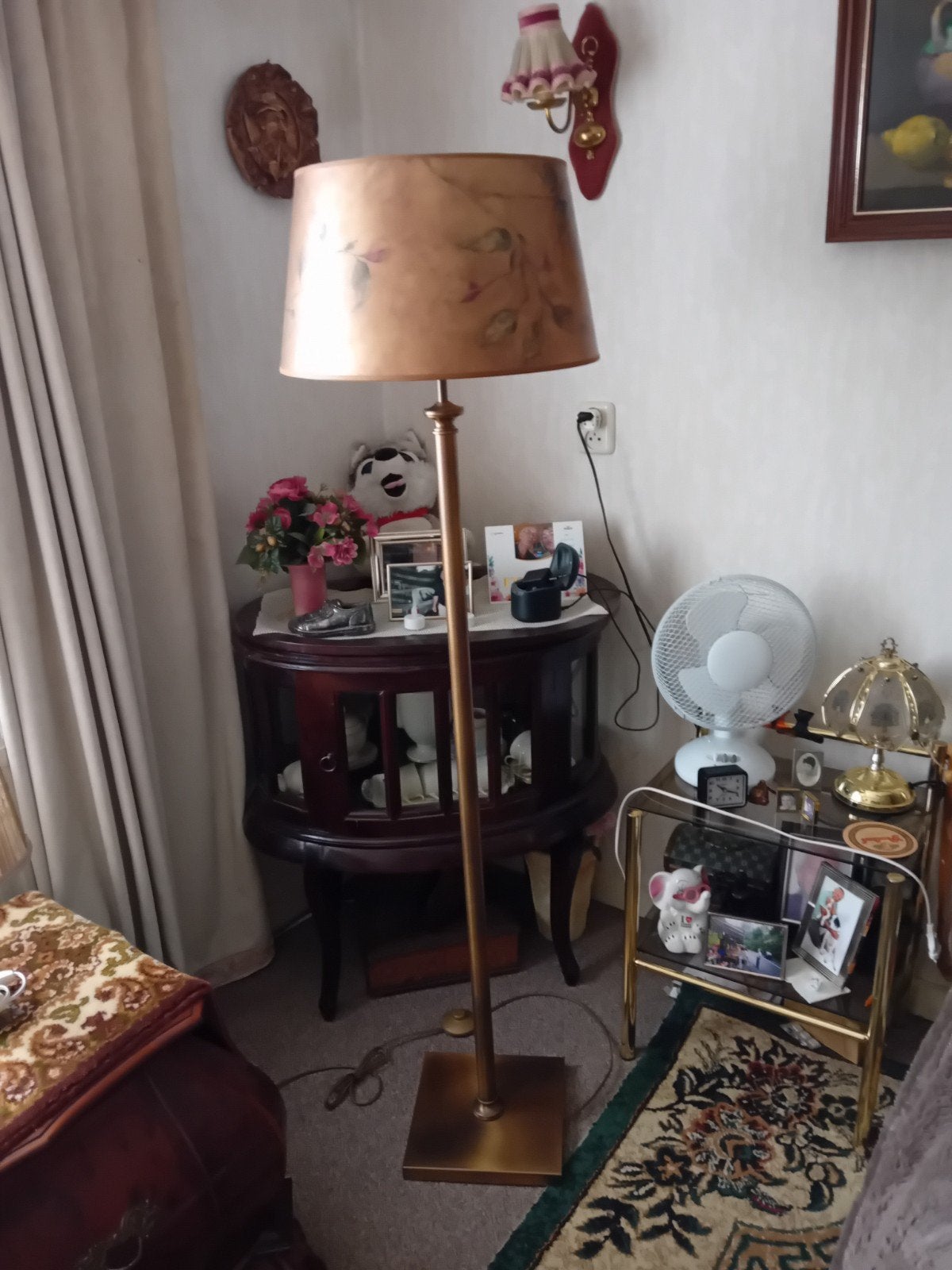 staande schemerlampen, 150cm hoog 2 stuks samen 75 euro, Huis en Inrichting, Ophalen of Verzenden, Zo goed als nieuw, Metaal, 100 tot 150 cm