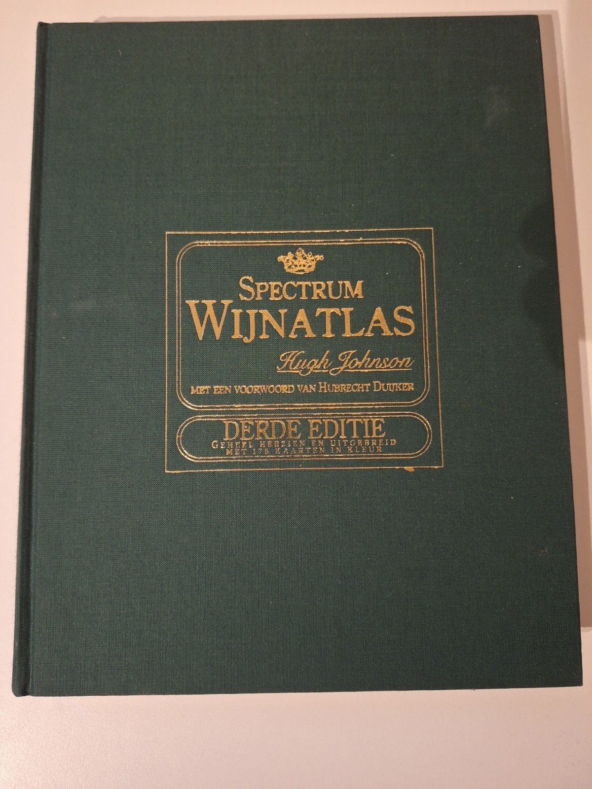Spectrum Wijnatlas Hugh Johnson - Derde Editie, Gelezen, Overige atlassen, Ophalen of Verzenden, 1800 tot 2000