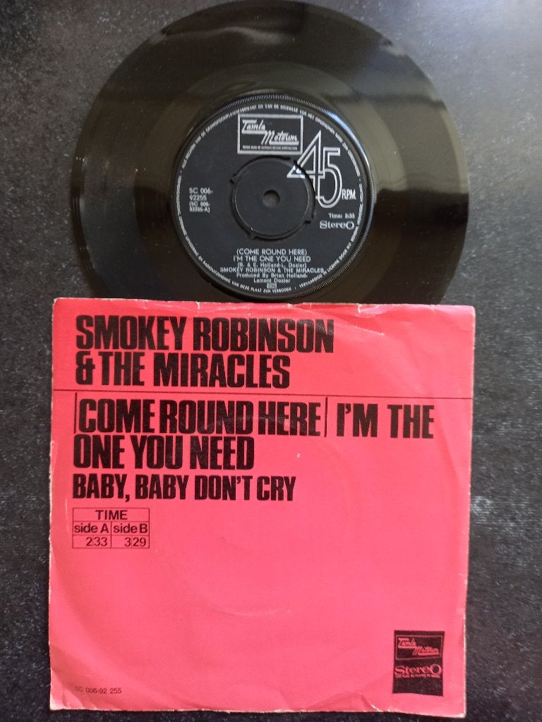 Smokey Robinson & The Miracles - I'm the one you need 1971, Cd's en Dvd's, Vinyl Singles, Gebruikt, 7 inch, Ophalen of Verzenden