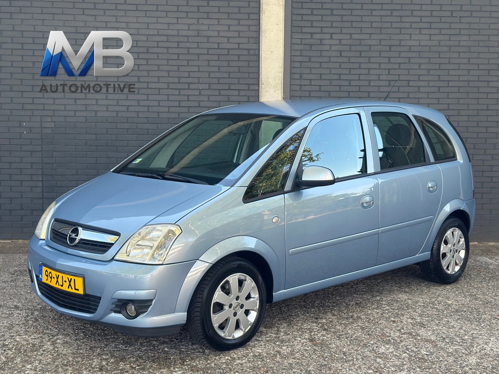 OPEL MERIVA/APK/KOUDE AIRCO/NETJES, Auto's, Voorwielaandrijving, 15 km/l, 4 cilinders, Blauw